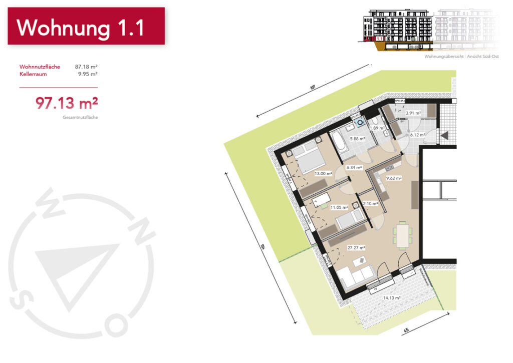 Wohnung 1.1