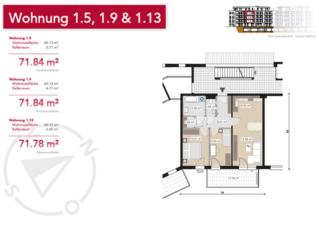 Wohnung 1.5