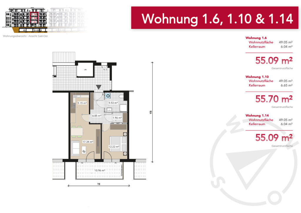 Wohnung 1.6