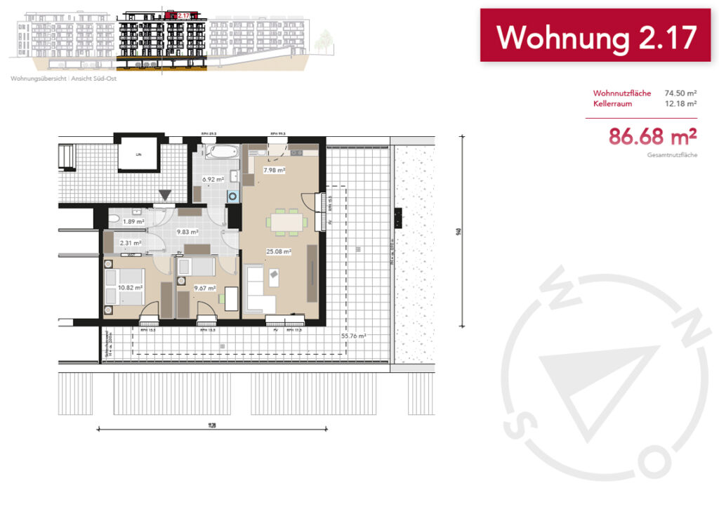 Wohnung 2.17