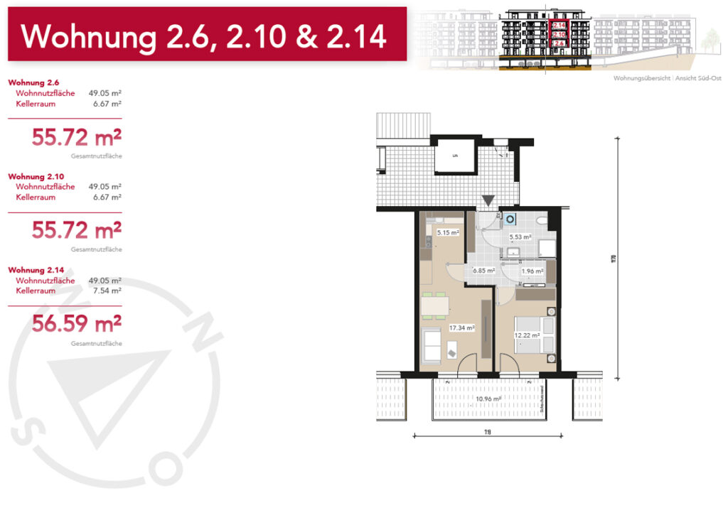 Wohnung 2.6