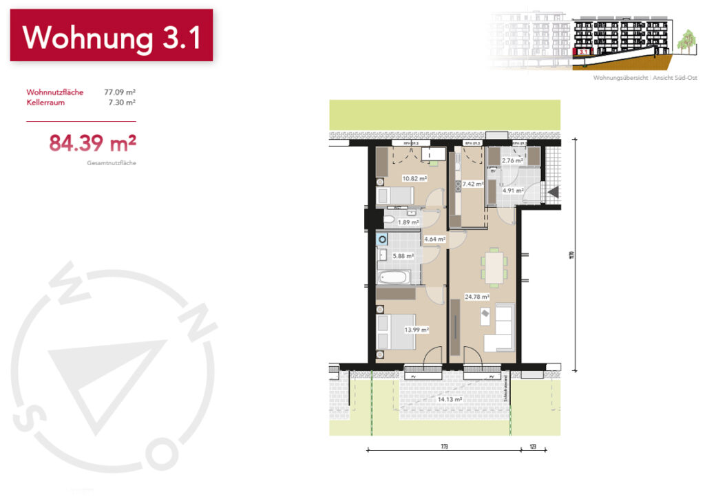 Wohnung 3.1