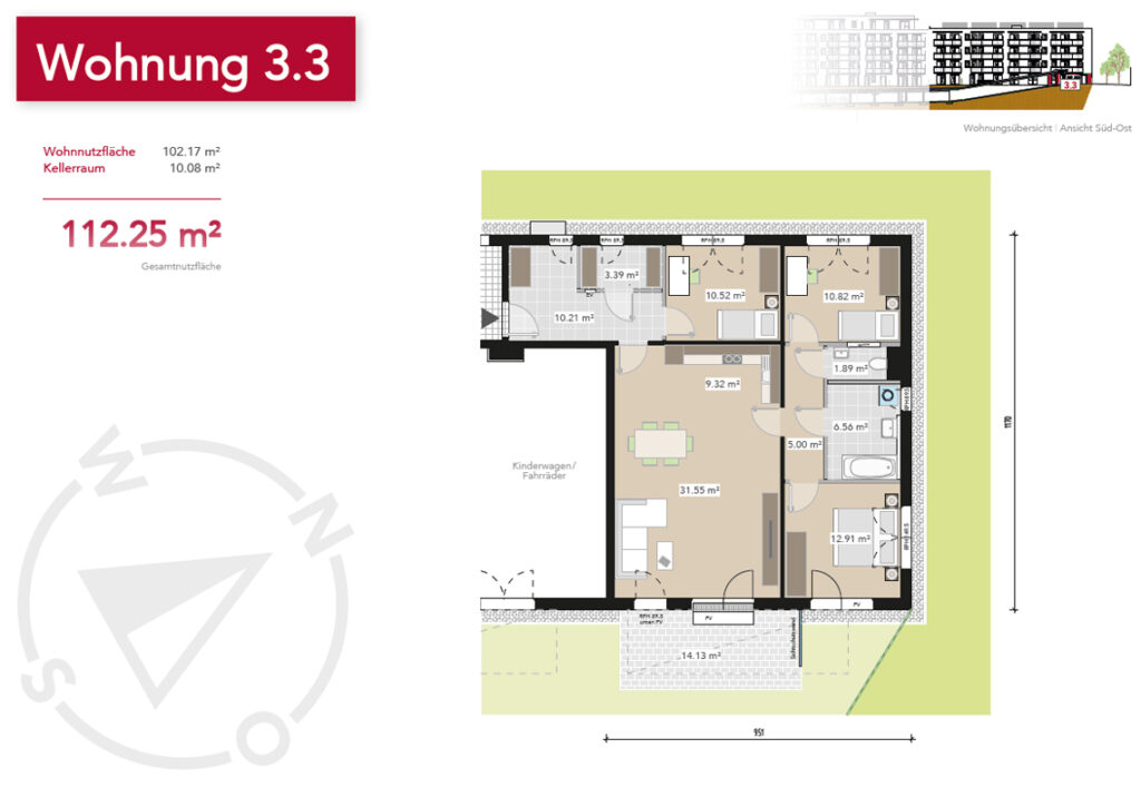 Wohnung 3.3