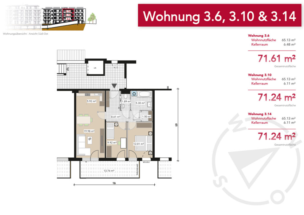 Wohnung 3.6