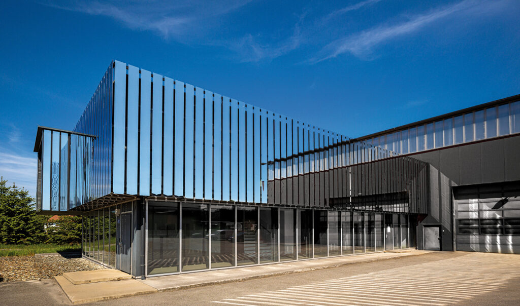 Betonfertigteilwerk Langenwang - Detailansicht der Fassade