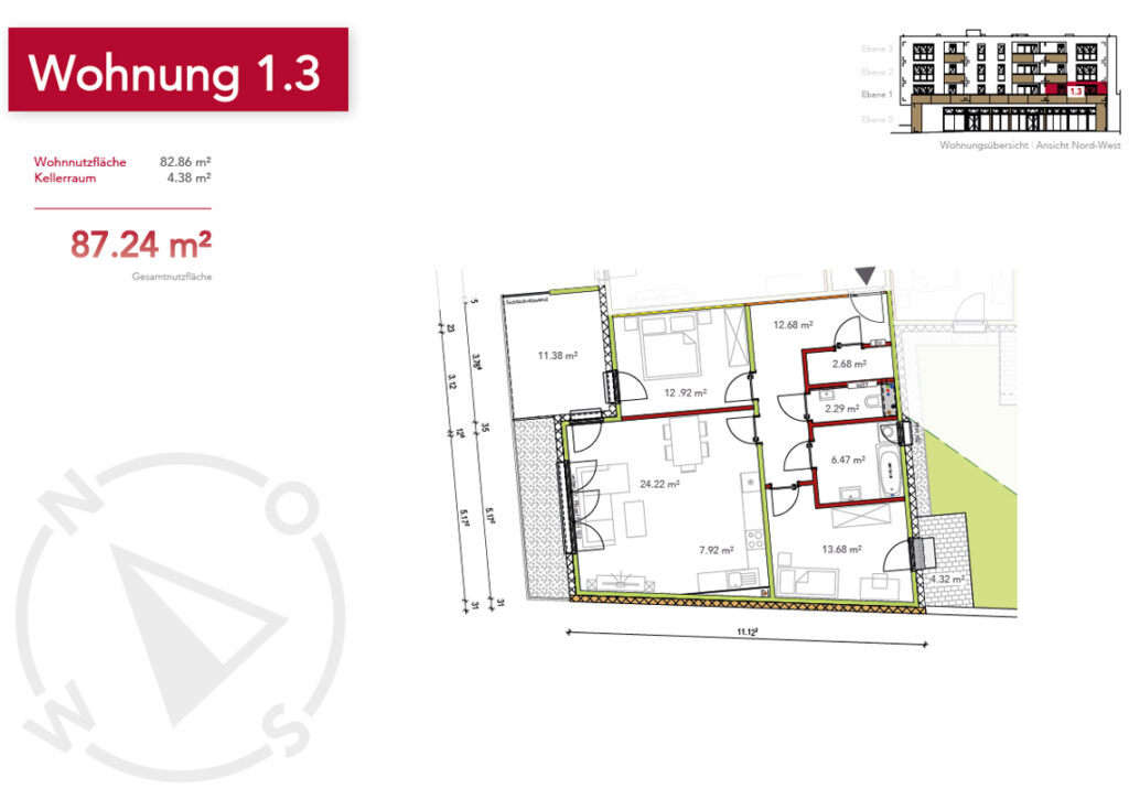 Wohnung 1.3