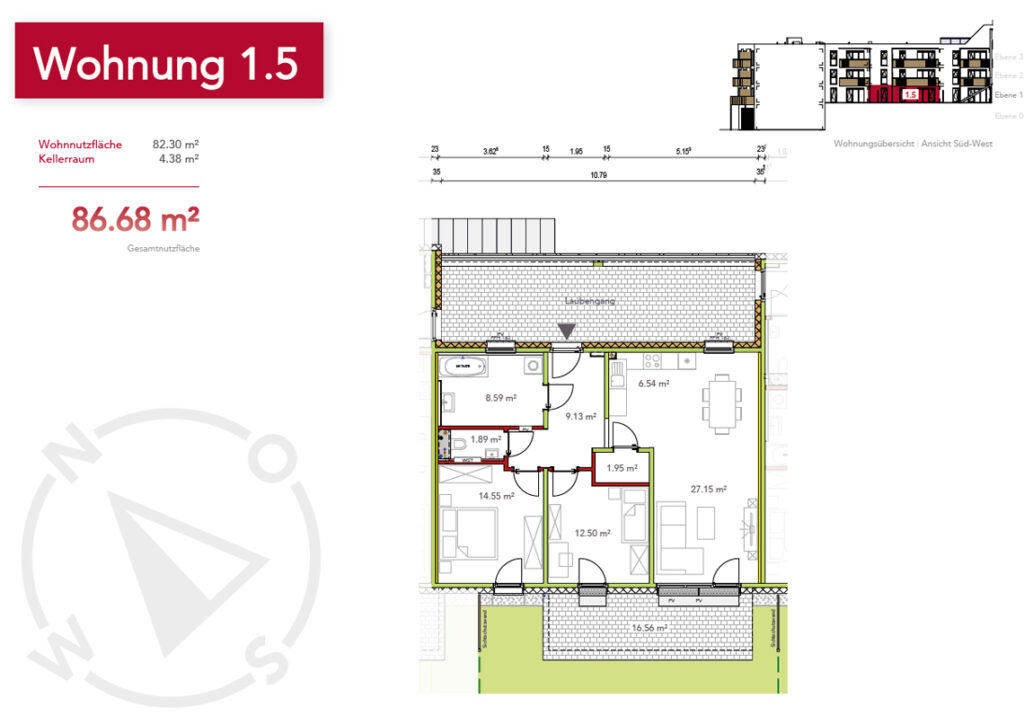 Wohnung 1.5