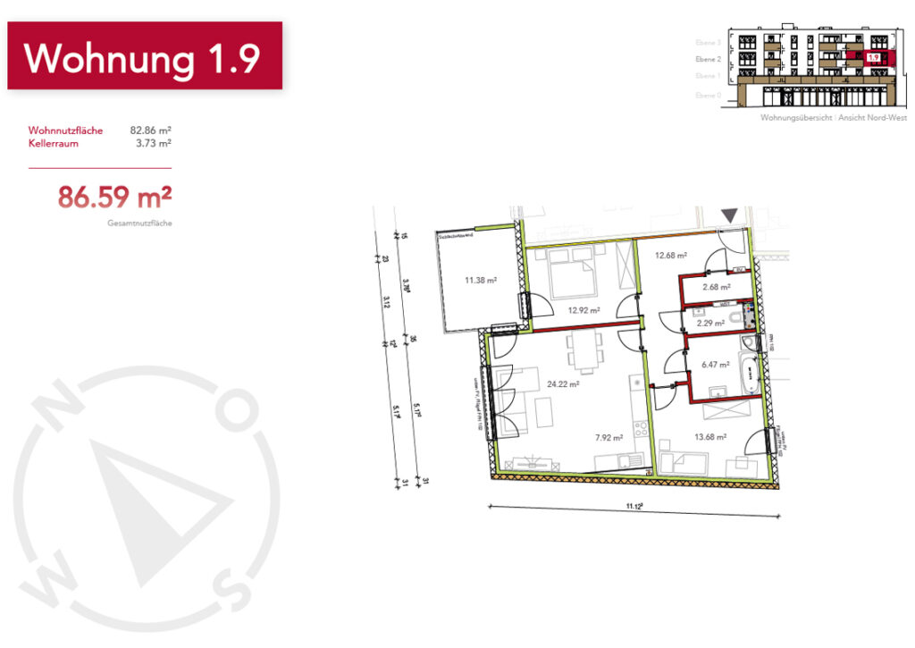 Wohnung 1.9