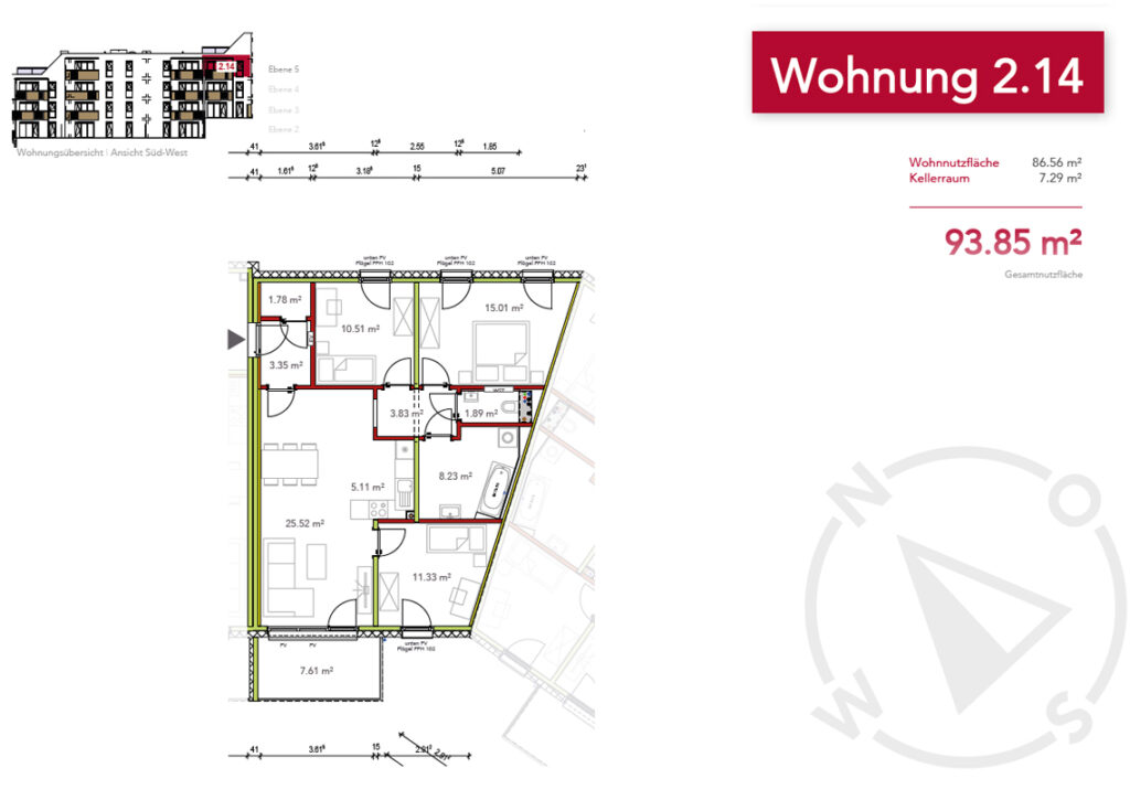 Wohnung 2.14