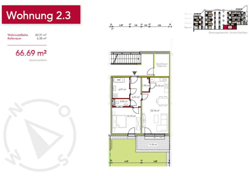 Wohnung 2.3