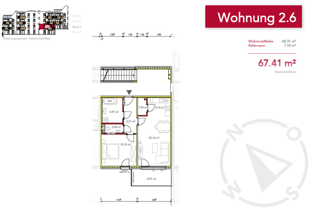 Wohnung 2.6