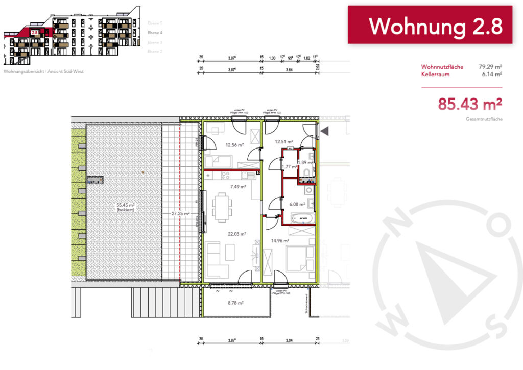Wohnung 2.8