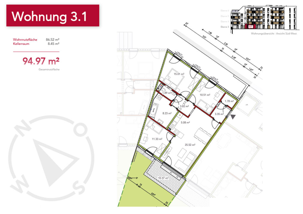 Wohnung 3.1