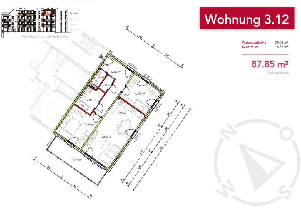 Wohnung 3.12