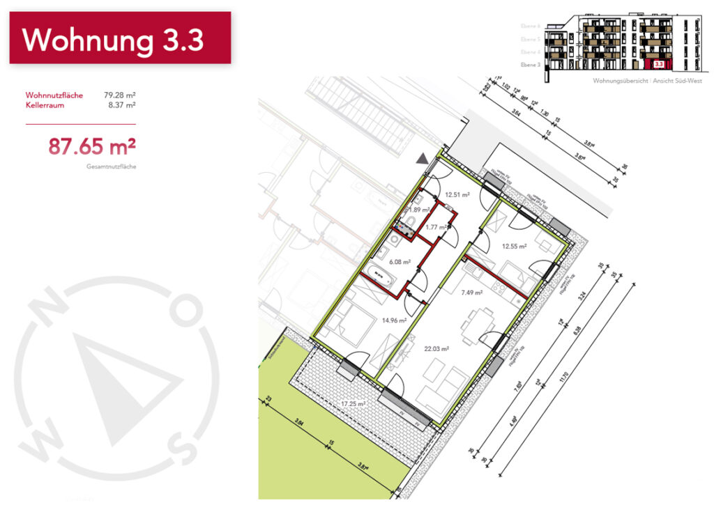 Wohnung 3.3