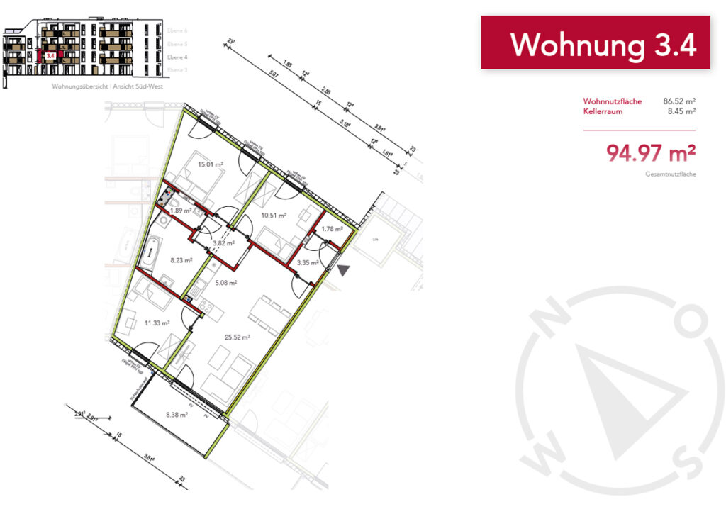 Wohnung 3.4