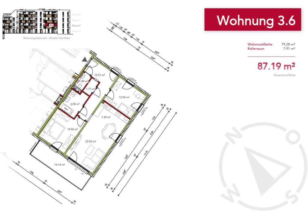 Wohnung 3.6
