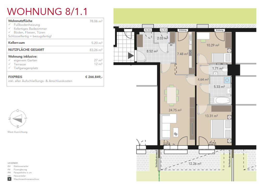 Wohnung 8/1.1