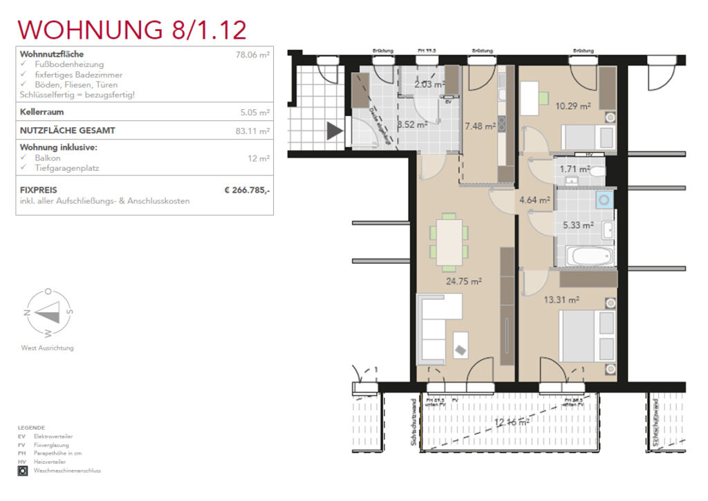 Wohnung 8/1.12