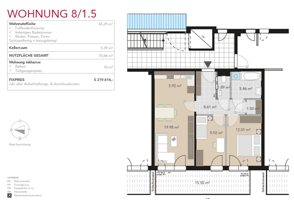 Wohnung 8/1.5