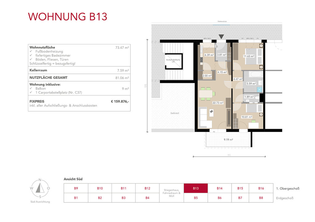Wohnung B13