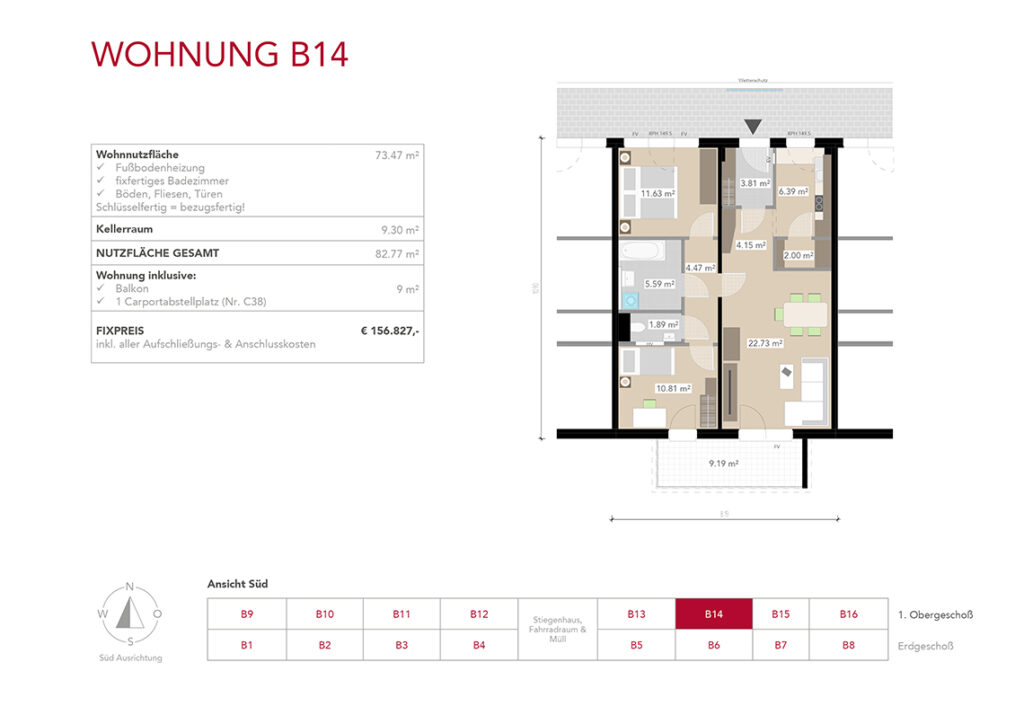 Wohnung B14