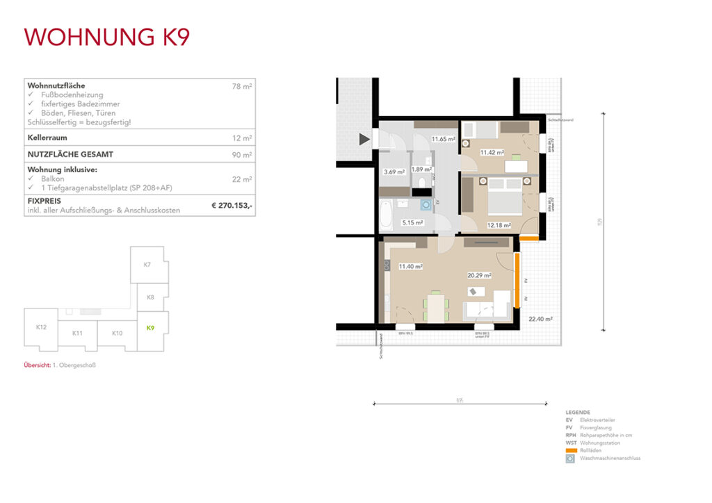 Wohnung K9