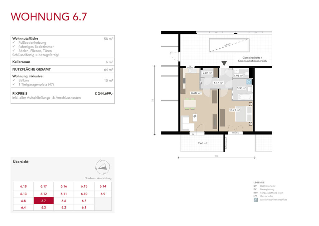 Wohnung 6.7