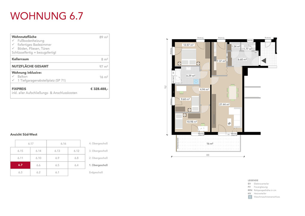 Wohnung 6.7