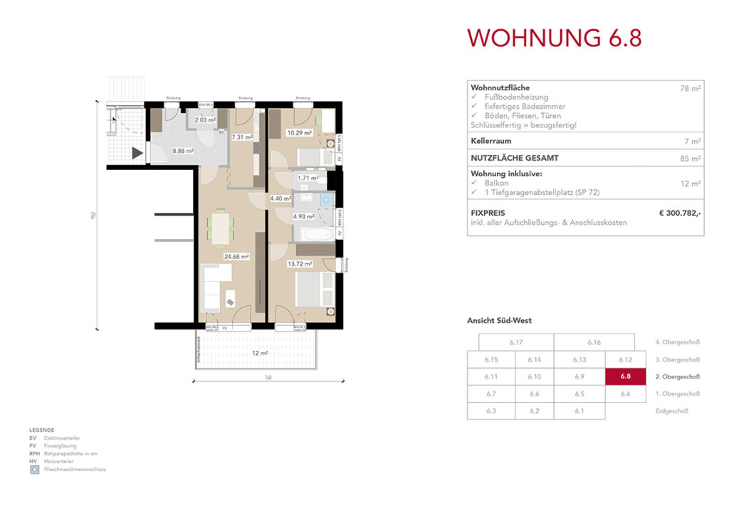 Wohnung 6.8