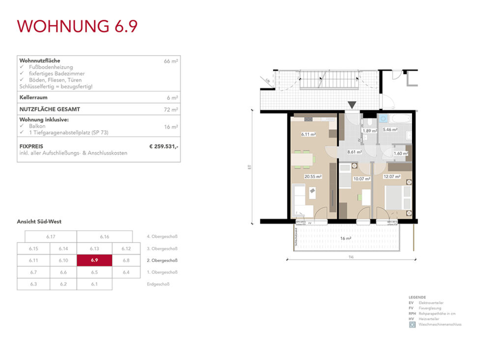 Wohnung 6.9