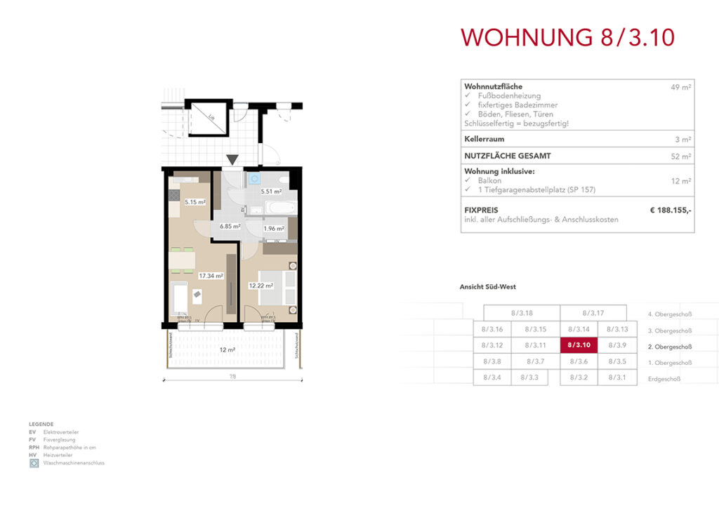 Wohnung 8/3.10