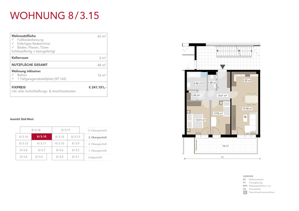 Wohnung 8/3.15