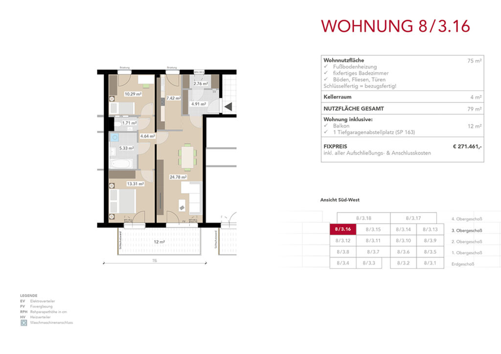 Wohnung 8/3.16