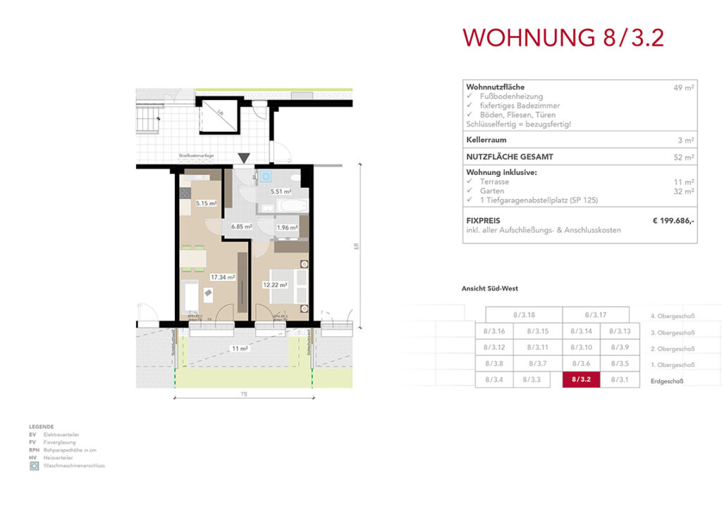 Wohnung 8/3.2