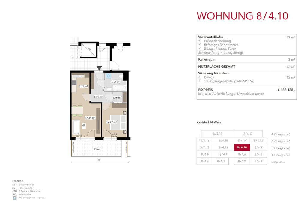 Wohnung 8/4.10