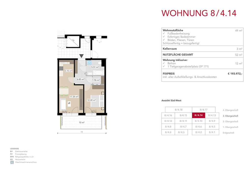 Wohnung 8/4.14