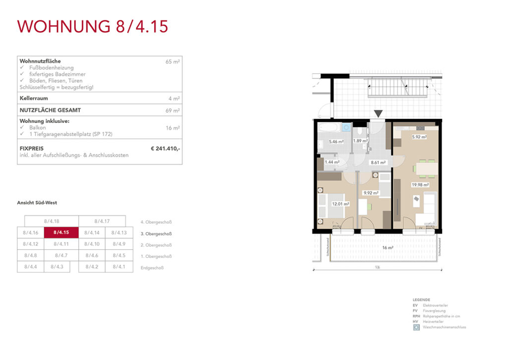 Wohnung 8/4.15