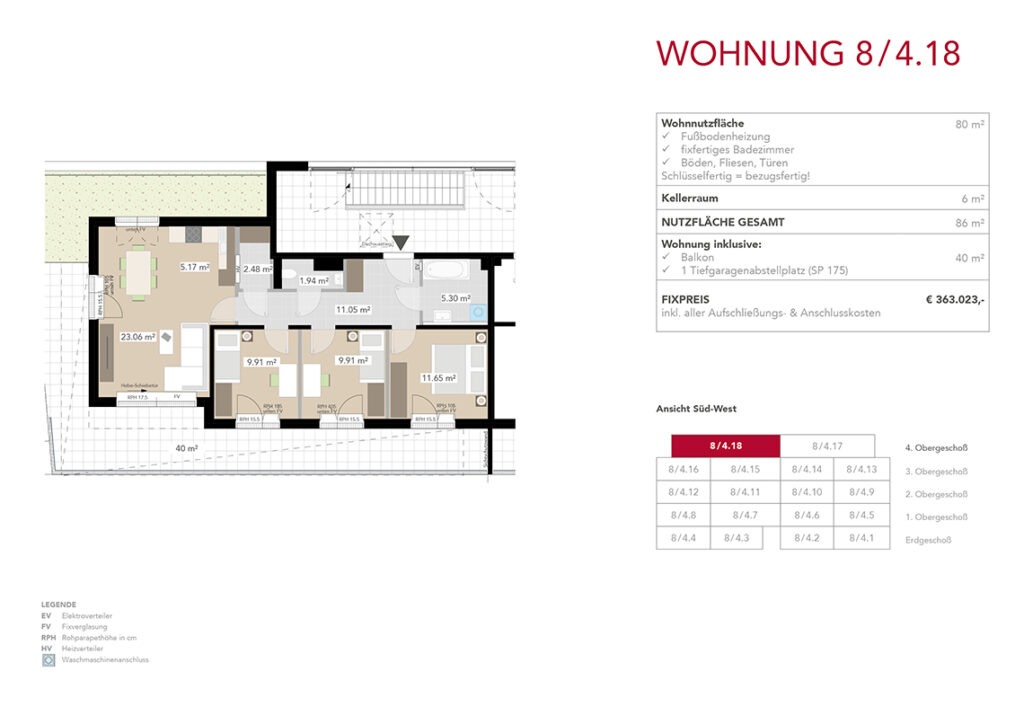 Wohnung 8/4.18