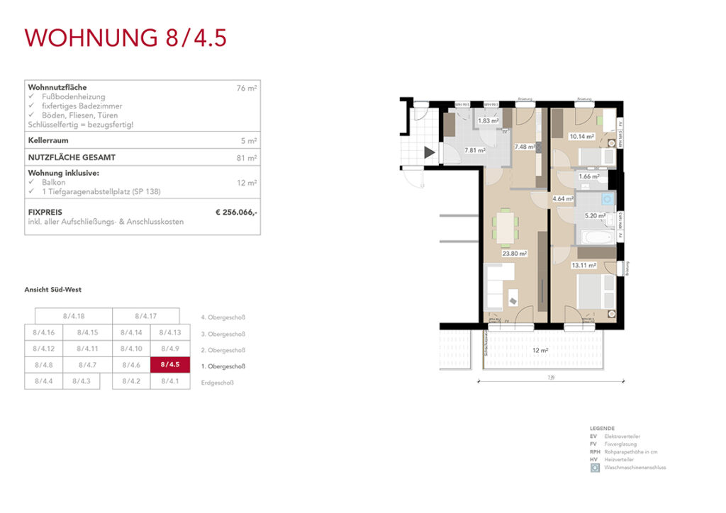 Wohnung 8/4.5
