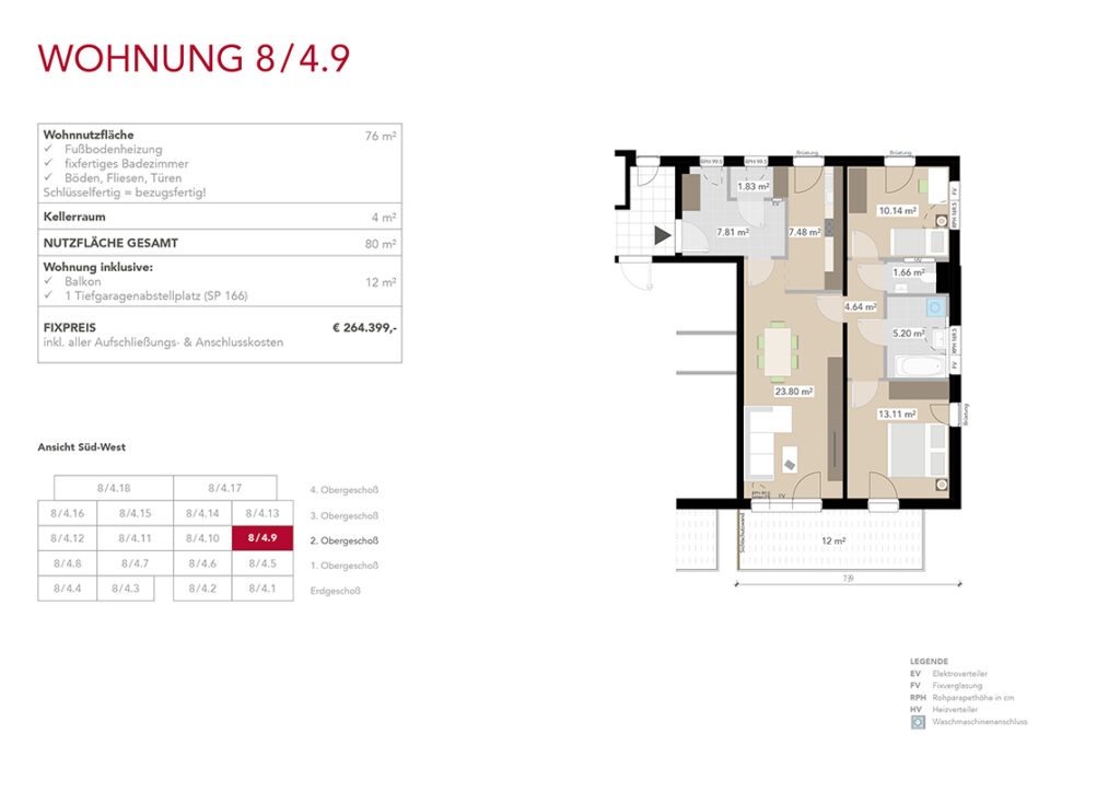 Wohnung 8/4.9