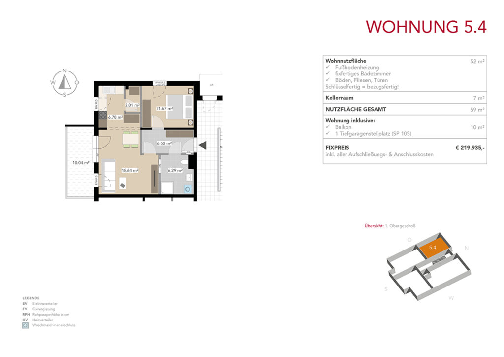 Wohnung 5.4