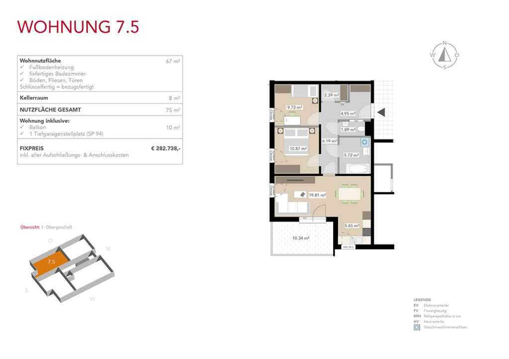 Wohnung 7.5