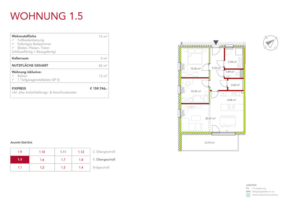 Wohnung 1.5