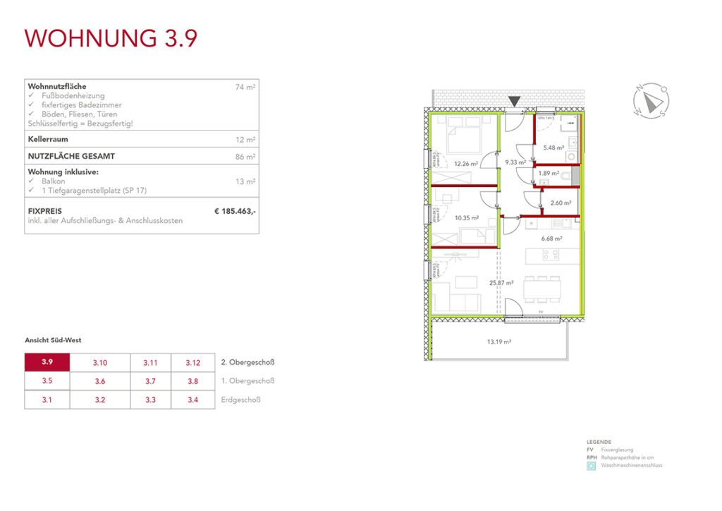 Wohnung 3.9