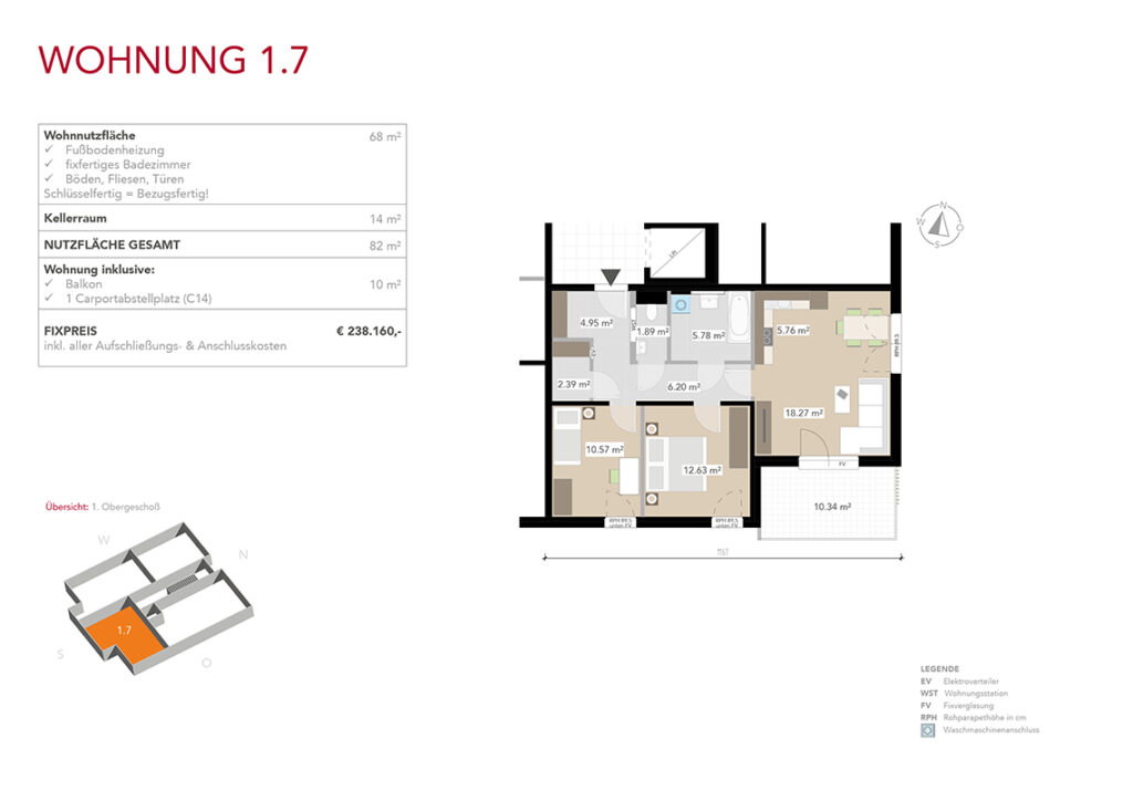 Wohnung 1.7