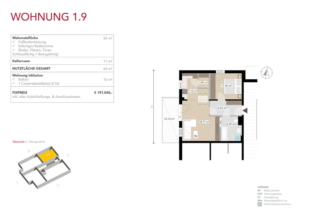 Wohnung 1.9