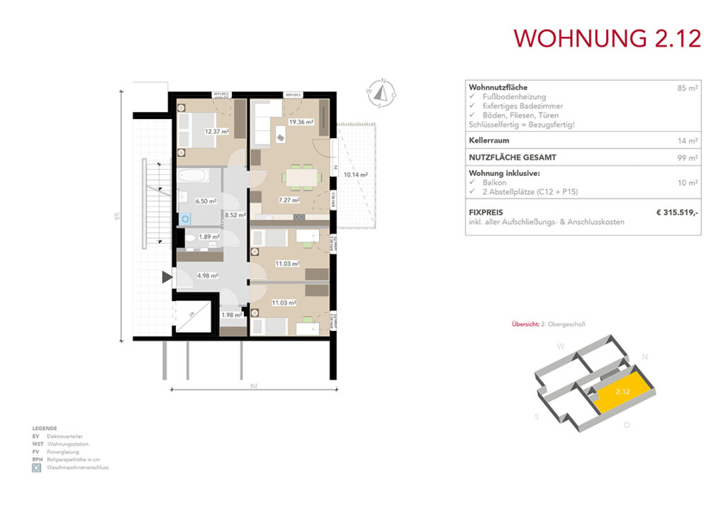Wohnung 2.12