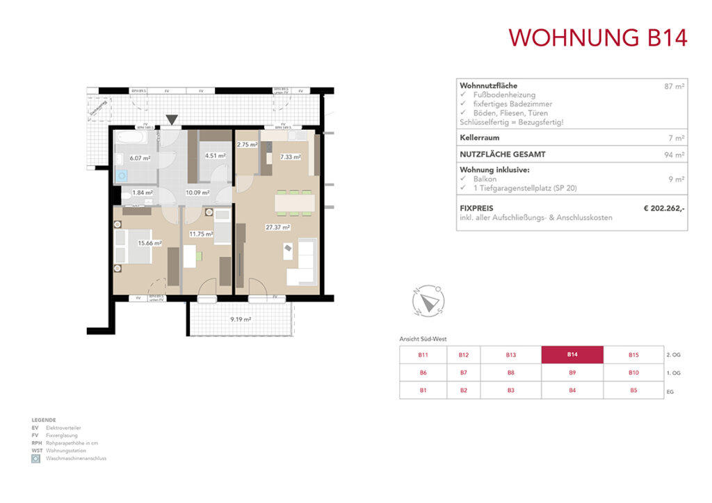 Wohnung B14