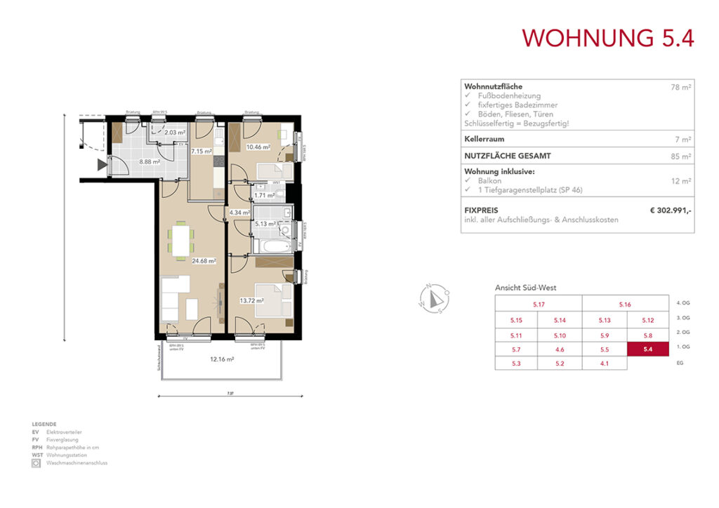 Wohnung 5.4